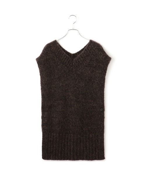 ADAM ET ROPE'（アダムエロペ）の「2WAYムリネニットベスト（ベスト・レディース・ベージュ系その他/ブラウン系その他・FREE）」の4枚目の写真