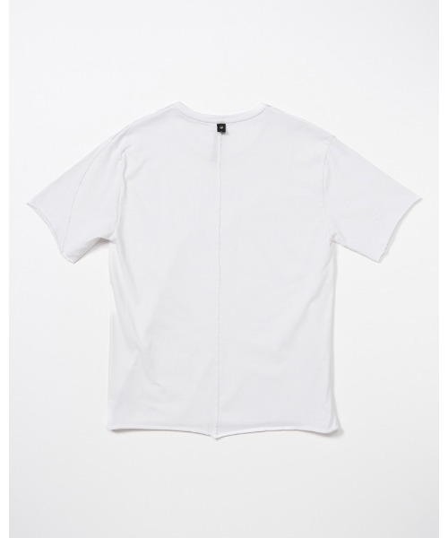 wjk(ダヴルジェイケイ)の「wide cut-off crew-neck S/S(Tシャツ/カットソー・メンズ・ホワイト/ブラック・X-LARGE/LARGE/MEDIUM/SMALL)」の11枚目の写真