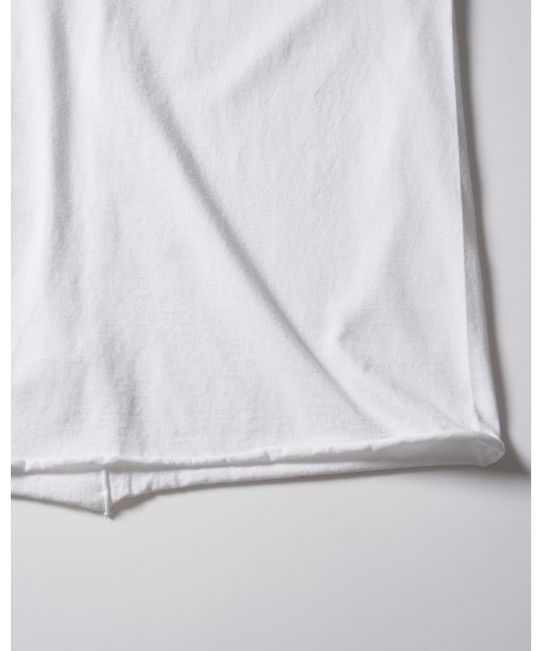 wjk(ダヴルジェイケイ)の「wide cut-off crew-neck S/S(Tシャツ/カットソー・メンズ・ホワイト/ブラック・X-LARGE/LARGE/MEDIUM/SMALL)」の13枚目の写真