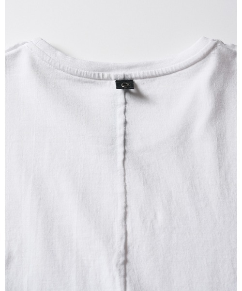 wjk(ダヴルジェイケイ)の「wide cut-off crew-neck S/S(Tシャツ/カットソー・メンズ・ホワイト/ブラック・X-LARGE/LARGE/MEDIUM/SMALL)」の14枚目の写真