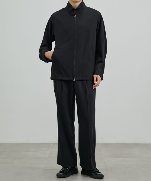 UNITED TOKYO（ユナイテッドトウキョウ）の「TECHNO WOOL セミフレアパンツ（その他パンツ・メンズ・ダークグレー/ブラック・1/2）」の5枚目の写真