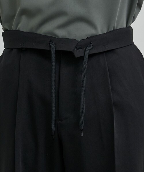 UNITED TOKYO（ユナイテッドトウキョウ）の「TECHNO WOOL セミフレアパンツ（その他パンツ・メンズ・ダークグレー/ブラック・1/2）」の12枚目の写真