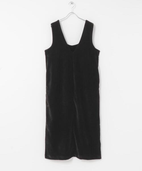 ITEMS URBANRESEARCH(アイテムズ アーバンリサーチ)の「『イージーケア』2WAYベロアジャンスカ(ワンピース・レディース・ブラック/ブラウン・FREE)」の11枚目の写真