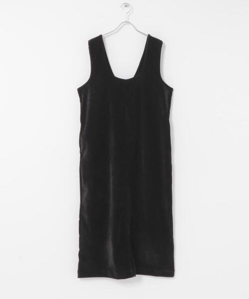 ITEMS URBANRESEARCH(アイテムズ アーバンリサーチ)の「『イージーケア』2WAYベロアジャンスカ(ワンピース・レディース・ブラック/ブラウン・FREE)」の10枚目の写真
