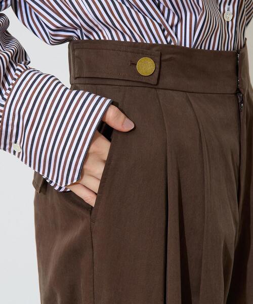 Liesse（リエス）の「タックバレルパンツ（その他パンツ・レディース・ブラウン/ブラック・2/3）」の14枚目の写真