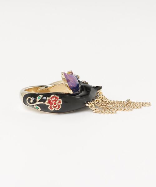 ANNA SUI（アナスイ）の「ユニコーンモチーフ リング（リング・レディース・ブラック・LL/L）」の6枚目の写真