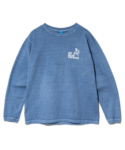 Good On（グッドオン）の「Good On/グッドオン　GOOD GEAR L/S CREW TEE EX（Tシャツ/カットソー・メンズ・ブルー系その他/ホワイト/ブラック・LARGE/X-LARGE/MEDIUM）」の6枚目の写真