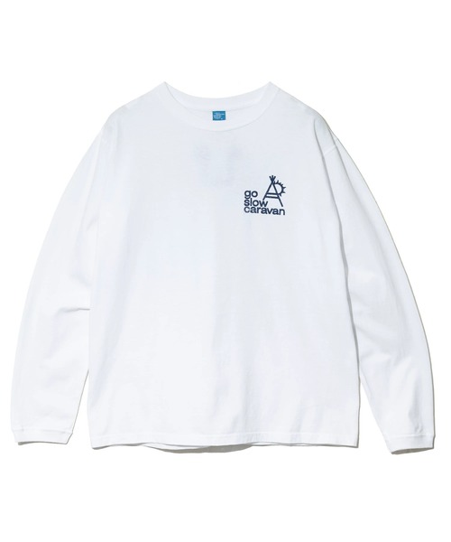 Good On（グッドオン）の「Good On/グッドオン　GOOD GEAR L/S CREW TEE EX（Tシャツ/カットソー・メンズ・ブルー系その他/ホワイト/ブラック・LARGE/X-LARGE/MEDIUM）」の9枚目の写真