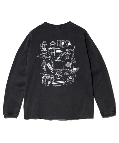 Good On（グッドオン）の「Good On/グッドオン　GOOD GEAR L/S CREW TEE EX（Tシャツ/カットソー・メンズ・ブルー系その他/ホワイト/ブラック・LARGE/X-LARGE/MEDIUM）」の12枚目の写真