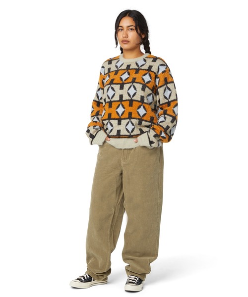 HUF(ハフ)の「SPACE AGE CREWNECK SWEATER(ニット/セーター・メンズ・パイングリーン系/オレンジ系その他・S/M/L/XL/XXL)」の12枚目の写真