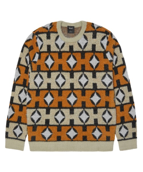 HUF(ハフ)の「SPACE AGE CREWNECK SWEATER(ニット/セーター・メンズ・パイングリーン系/オレンジ系その他・S/M/L/XL/XXL)」の19枚目の写真