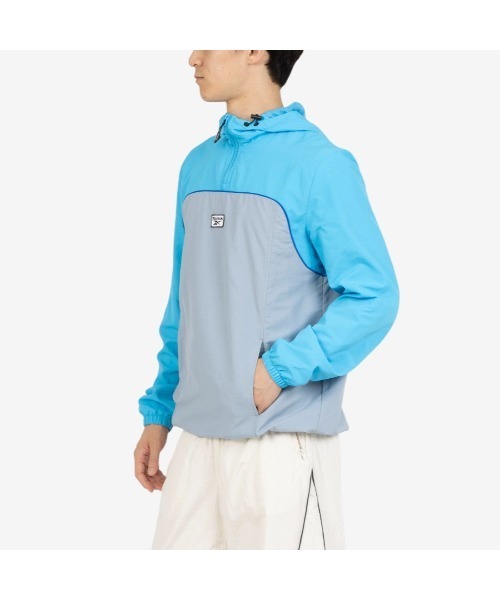 Reebok（リーボック）の「クラシックス ウインドフーディー / OVERHEAD WINDCHEATER（マウンテンパーカー・メンズ・ネイビー/クリアブルー・MEDIUM/LARGE/SMALL/X-LARGE）」の10枚目の写真