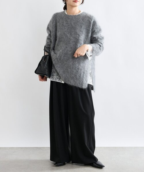 RIVE DROITE（リヴドロワ）の「【繊細なレースがアクセントに】フリルカラーレースブラウス（シャツ/ブラウス・レディース・オフホワイト/ブラック・FREE）」の15枚目の写真