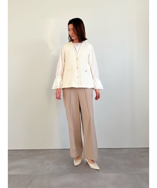 UR'S（ユアーズ）の「ツイードジレベスト（ベスト・レディース・ブラック/ネイビー/ホワイト・L/M/S）」の22枚目の写真