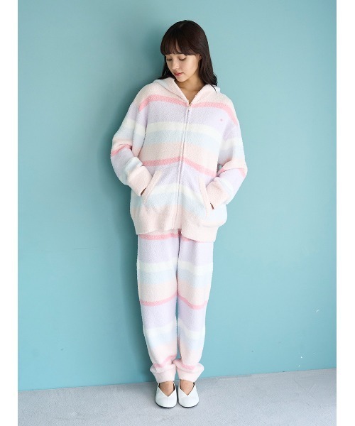 【GELATO PIQUE】 ルームウェア カラフルパウダー上下セット 美品 GELATO PIQUE】 ルームウェア カラフルパウダー上下セット 美品 ルーム