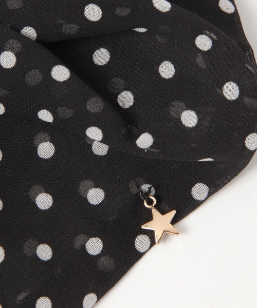 Elura（エルーラ）の「ドットシュシュ/608951（シュシュ・レディース・ブラック/ベージュ・FREE）」の5枚目の写真