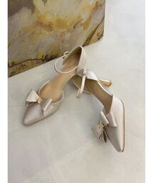 MERCURYDUO | グリッターリボンパンプス(パンプス)