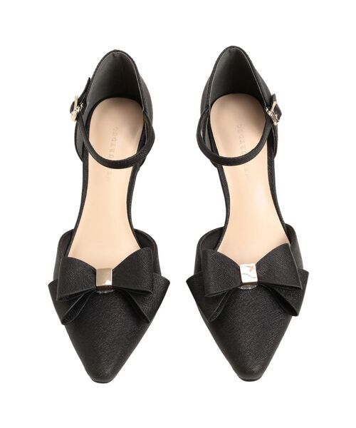 MERCURYDUO（マーキュリーデュオ）の「グリッターリボンパンプス（パンプス・レディース・ブラック/シルバー・36/38）」の8枚目の写真