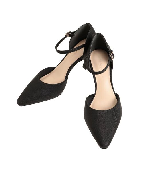 MERCURYDUO（マーキュリーデュオ）の「グリッターリボンパンプス（パンプス・レディース・ブラック/シルバー・36/38）」の14枚目の写真