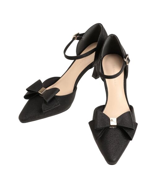 MERCURYDUO（マーキュリーデュオ）の「グリッターリボンパンプス（パンプス・レディース・ブラック/シルバー・36/38）」の18枚目の写真