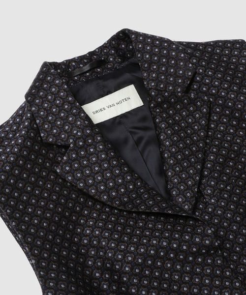 DRIES VAN NOTEN(ドリスヴァンノッテン)の「BIMBILA 2351 W.W.JACKET(テーラードジャケット・レディース・ネイビー・36)」の4枚目の写真