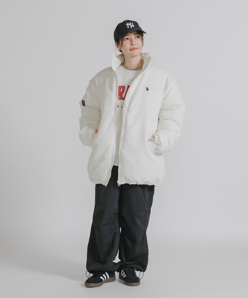 U.S. POLO ASSN.(ユーエスポロアッスン)の「U.S. POLO ASSN./ユーエスポロアッスン 刺繍ロゴ 中綿ダウンジャケット 冬服(ダウンジャケット/コート・メンズ・カーキ/アイボリー/ベージュ/ブラック・S/M/L)」の18枚目の写真