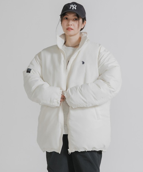 U.S. POLO ASSN.(ユーエスポロアッスン)の「U.S. POLO ASSN./ユーエスポロアッスン 刺繍ロゴ 中綿ダウンジャケット 冬服(ダウンジャケット/コート・メンズ・カーキ/アイボリー/ベージュ/ブラック・S/M/L)」の22枚目の写真