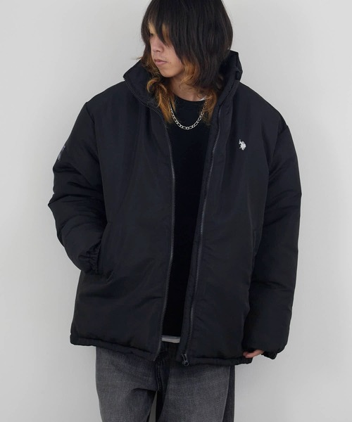 U.S. POLO ASSN.(ユーエスポロアッスン)の「U.S. POLO ASSN./ユーエスポロアッスン 刺繍ロゴ 中綿ダウンジャケット 冬服(ダウンジャケット/コート・メンズ・カーキ/アイボリー/ベージュ/ブラック・S/M/L)」の13枚目の写真