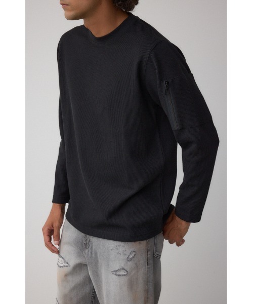 セール】スリーブポケット長袖トップス（Tシャツ/カットソー）｜AZUL