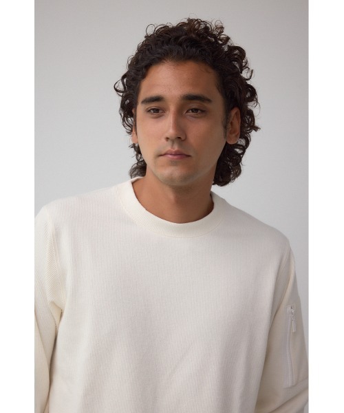 セール】スリーブポケット長袖トップス（Tシャツ/カットソー）｜AZUL