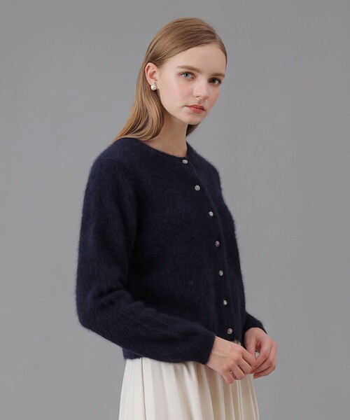 フラッフィアソート釦カーディガン（カーディガン/ボレロ）｜ANAYI