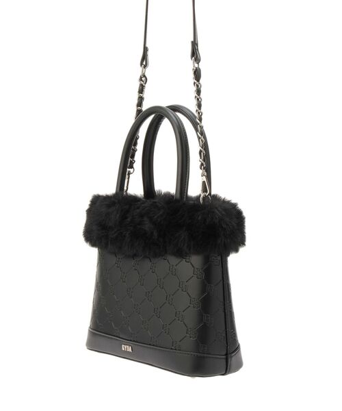 GYDA（ジェイダ）の「GG emboss MIX material BAG（ショルダーバッグ・レディース・オフホワイト/ブラック・FREE）」の7枚目の写真