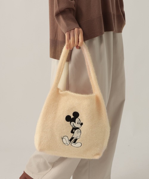 Elura(エルーラ)の「ミッキーラメトート/588547(トートバッグ・レディース・オフホワイト/シルバー・ONE SIZE)」の13枚目の写真