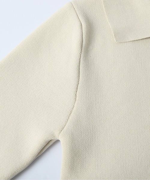 AMELY(エミリー)の「ダブルペプラムスキッパーニットトップス(ニット/セーター・レディース・ブラック/モカ/ベージュ・フリー)」の21枚目の写真