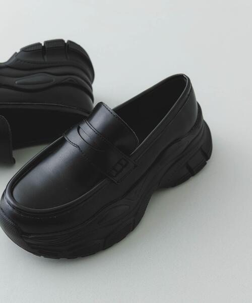 RODE SKO（ロデスコ）の「ボリュームソールローファー（ローファー・レディース・ブラック/ダークブラウン/ベージュ・39/38/37/36）」の13枚目の写真