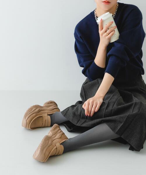 RODE SKO（ロデスコ）の「ボリュームソールローファー（ローファー・レディース・ブラック/ダークブラウン/ベージュ・39/38/37/36）」の21枚目の写真