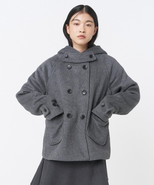 HOODIE DOUBLE BUTTON COAT（その他アウター）｜Miseki SEOUL