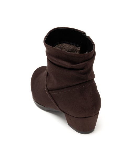 JELLY BEANS（ジェリービーンズ）の「スエードルーズショートブーツ(211-57358)JELLY BEANS(ジェリービーンズ)（ブーツ・レディース・ダークブラウン/グレー/ブラック系・LL/L/M/S）」の9枚目の写真