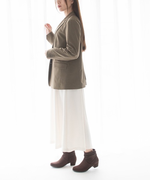 JELLY BEANS（ジェリービーンズ）の「スエードルーズショートブーツ(211-57358)JELLY BEANS(ジェリービーンズ)（ブーツ・レディース・ダークブラウン/グレー/ブラック系・LL/L/M/S）」の21枚目の写真