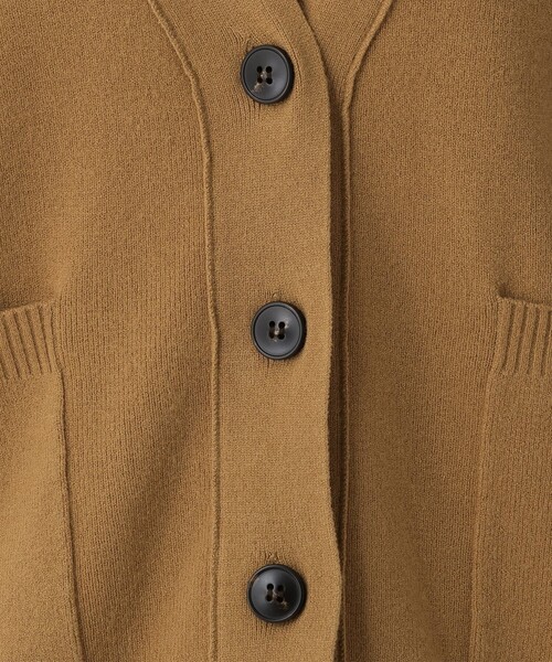 Afternoon Tea（アフタヌーンティー）の「フワフワスフレVネックカーディガン（カーディガン/ボレロ・レディース・サーモンピンク/ライトブルー/ライトブラウン・MEDIUM）」の10枚目の写真