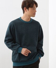 【裏起毛で暖かい】レトロフリーススウェット 洗濯機OK