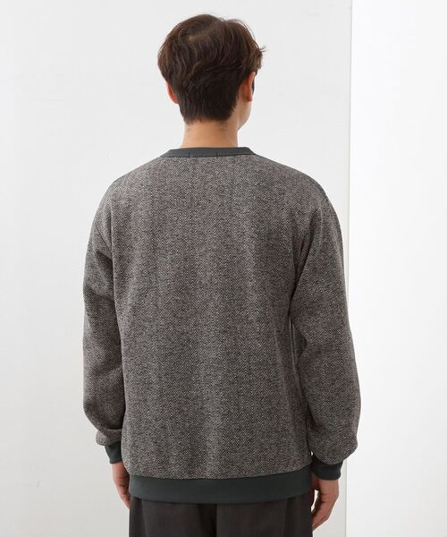 THE SHOP TK （ザ ショップ ティーケー ）の「【裏起毛で暖かい】レトロフリーススウェット 洗濯機OK（スウェット・メンズ・ネイビー/チャコールグレー/ブルーグリーン・02/04/03）」の18枚目の写真