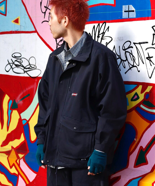 CITY COUNTRY CITY(シティーカントリーシティー)の「CITY COUNTRY CITY × BOOK WORKS MOLESKIN JACKET(その他アウター・メンズ・ネイビー・SMALL/MEDIUM/LARGE/X-LARGE)」の2枚目の写真