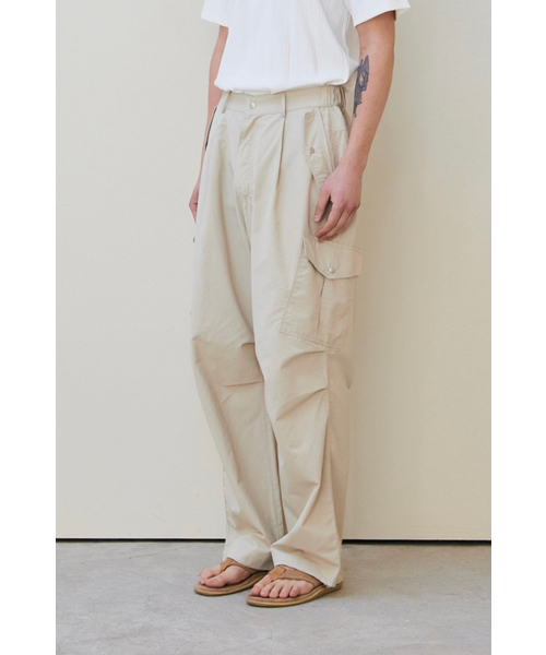 BER DE NOIR(ベールドノワール)の「マルチバンディングカーゴパンツ(ベージュ)(その他パンツ・メンズ・その他・LARGE/MEDIUM)」の1枚目の写真
