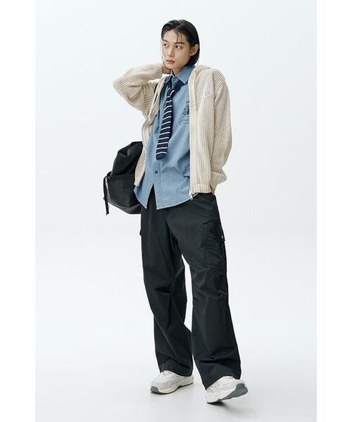 BER DE NOIR(ベールドノワール)の「マルチバンディングカーゴパンツ(ベージュ)(その他パンツ・メンズ・その他・LARGE/MEDIUM)」の2枚目の写真