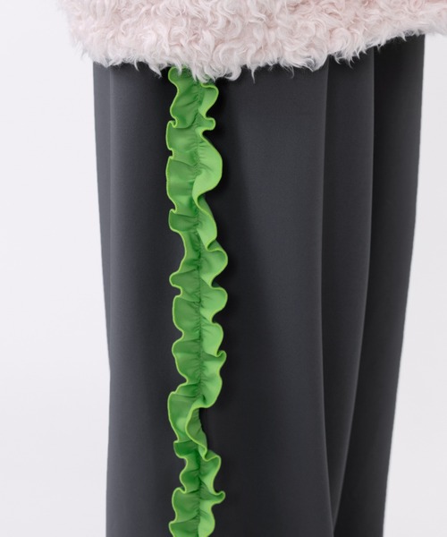 PUNYUS(プニュズ)の「サイドフリルジャージパンツ(その他パンツ・レディース・ブラウン/ブラック/グレー・1/3/4/2)」の8枚目の写真