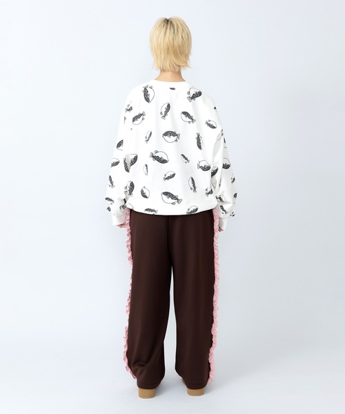 PUNYUS(プニュズ)の「サイドフリルジャージパンツ(その他パンツ・レディース・ブラウン/ブラック/グレー・1/3/4/2)」の14枚目の写真