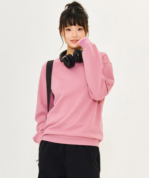 CHASECULT(チェイスカルト)の「ユニセックスエッセンシャルスウェットシャツ-ピンク(スウェット・メンズ・ピンク・90/100/95/105)」の4枚目の写真