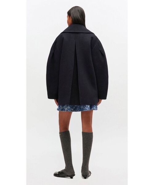 セール】GANNI / ガニー Peacoat Wool Midi Coat（ピーコート）｜GANNI