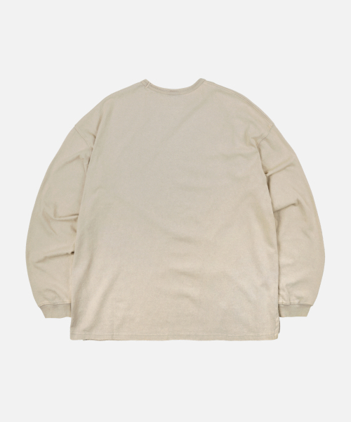 FRIZMWORKS（フリズムワークス）の「OG VINTAGE DYEING L/S TEE _ BEIGE（Tシャツ/カットソー・メンズ・その他・MEDIUM/LARGE/X-LARGE/SMALL）」の2枚目の写真